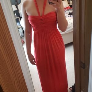 Coral Maxi Dress